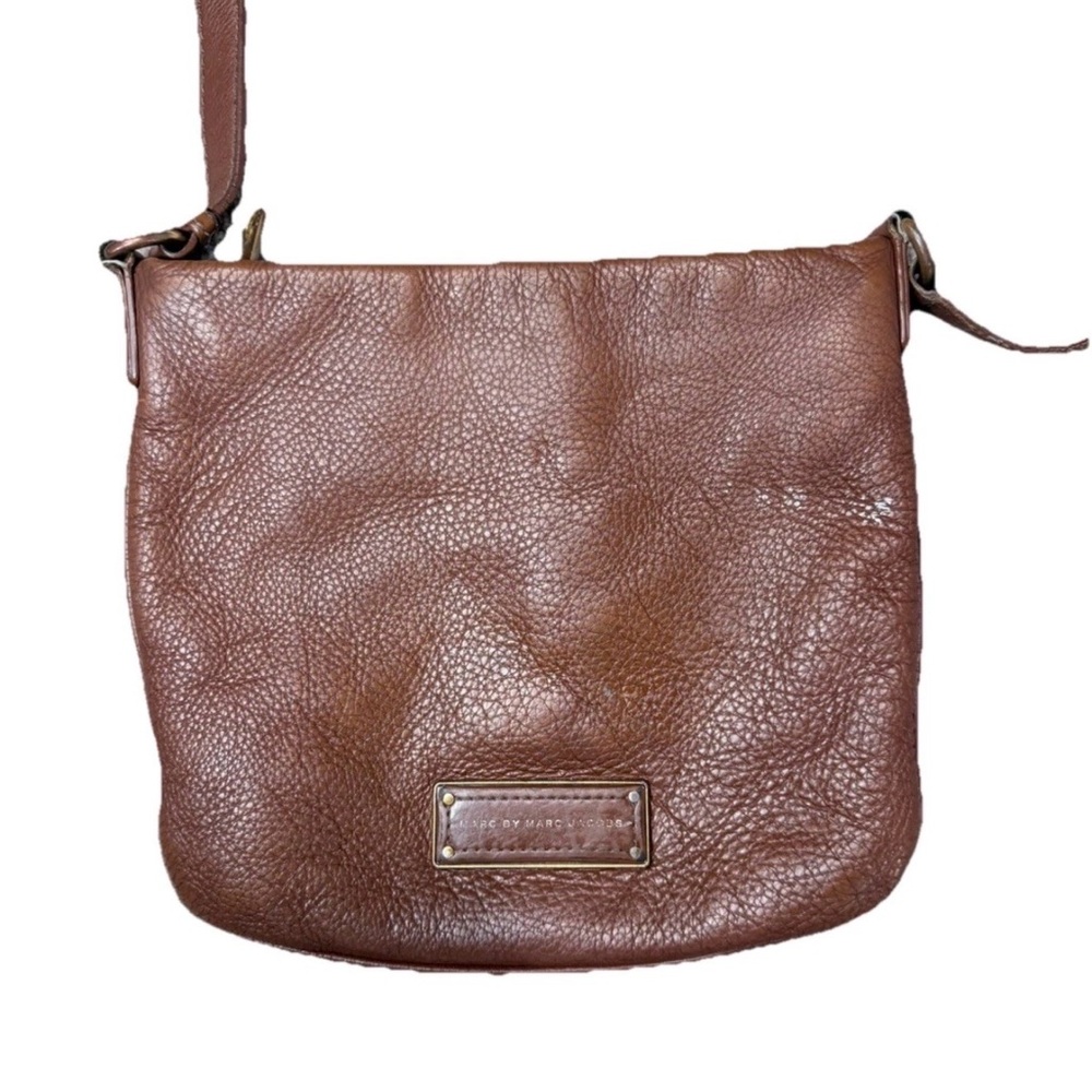 Marc by Marc Jacobs Brown Leather Crossbody Bag
